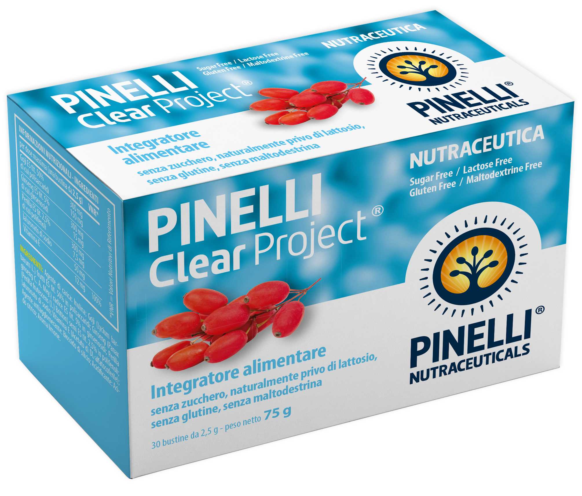 packaging di Pinelli Glau Project®