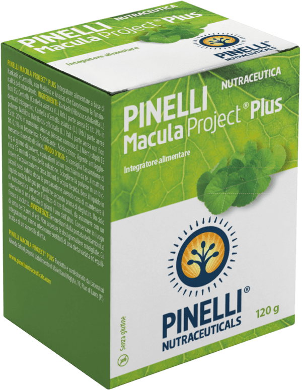 packaging di Pinelli Macula Project® PLUS